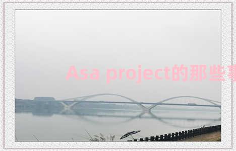 Asa project的那些事